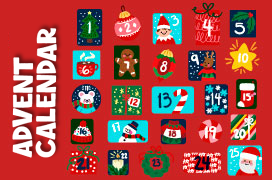 Digital advent calendar: share the leadup to Christmas with your audience